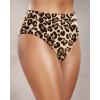 imageHolipick Women Bathing Suit Bottoms  High Waisted Bikini Bottoms Full Coverage Tummy Control Swim BottomLeopard