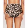 imageHolipick Women Bathing Suit Bottoms  High Waisted Bikini Bottoms Full Coverage Tummy Control Swim BottomLeopard