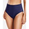 imageHolipick Women Bathing Suit Bottoms  High Waisted Bikini Bottoms Full Coverage Tummy Control Swim BottomNavy Blue 1