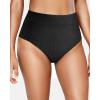 imageHolipick Women Bathing Suit Bottoms  High Waisted Bikini Bottoms Full Coverage Tummy Control Swim BottomSolid Black
