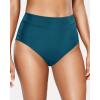 imageHolipick Women Bathing Suit Bottoms  High Waisted Bikini Bottoms Full Coverage Tummy Control Swim BottomTeal