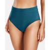 imageHolipick Women Bathing Suit Bottoms  High Waisted Bikini Bottoms Full Coverage Tummy Control Swim BottomTeal