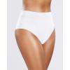 imageHolipick Women Bathing Suit Bottoms  High Waisted Bikini Bottoms Full Coverage Tummy Control Swim BottomWhite 1