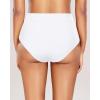 imageHolipick Women Bathing Suit Bottoms  High Waisted Bikini Bottoms Full Coverage Tummy Control Swim BottomWhite 1