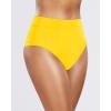 imageHolipick Women Bathing Suit Bottoms  High Waisted Bikini Bottoms Full Coverage Tummy Control Swim BottomYellow