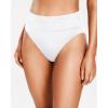 imageHolipick Women High Waisted Bikini Bottoms Tummy Control Swimsuit Bottoms Ruched Bathing Suit Swim Bottom High CutWhite