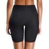 imageHolipick Women Swim Shorts 6quot High Waisted Boy Shorts Swimsuit Tummy Control Long Board Shorts Bathing Suit BottomsBlack