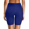 imageHolipick Women Swim Shorts 6quot High Waisted Boy Shorts Swimsuit Tummy Control Long Board Shorts Bathing Suit BottomsBlue