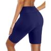 imageHolipick Women Swim Shorts 6quot High Waisted Boy Shorts Swimsuit Tummy Control Long Board Shorts Bathing Suit BottomsDeep Blue