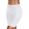 imageHolipick Women Swim Shorts 6quot High Waisted Boy Shorts Swimsuit Tummy Control Long Board Shorts Bathing Suit BottomsWhite