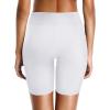 imageHolipick Women Swim Shorts 6quot High Waisted Boy Shorts Swimsuit Tummy Control Long Board Shorts Bathing Suit BottomsWhite