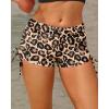 imageHolipick Women Swim Shorts Tummy Control Swim Bottoms Boyleg Swimsuits Shorts Bathing Suit Bikini BottomsLeopard