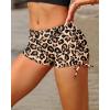 imageHolipick Women Swim Shorts Tummy Control Swim Bottoms Boyleg Swimsuits Shorts Bathing Suit Bikini BottomsLeopard