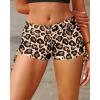 imageHolipick Women Swim Shorts Tummy Control Swim Bottoms Boyleg Swimsuits Shorts Bathing Suit Bikini BottomsLeopard