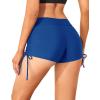 imageHolipick Women Swim Shorts Tummy Control Swim Bottoms Boyleg Swimsuits Shorts Bathing Suit Bikini BottomsRoyal Blue