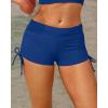 imageHolipick Women Swim Shorts Tummy Control Swim Bottoms Boyleg Swimsuits Shorts Bathing Suit Bikini BottomsRoyal Blue