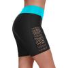 image7quot Swim Shorts Women  High Waisted Bathing Suit Shorts Tummy Control Boy Short Swimsuits Lace 2025 Swimwear BottomBlack and Blue