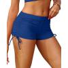 imageHolipick Women Swim Shorts Tummy Control Swim Bottoms Boyleg Swimsuits Shorts Bathing Suit Bikini BottomsRoyal Blue