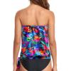 imageHolipick Strapless Tankini Tops for Women Swimwear Top ONLY Bandeau Bathing Suit Blouson Swimsuit No BottomMulticolor