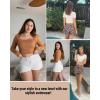 imageHolipick Women High Waisted Swim Shorts Tummy Control Board Shorts Bathing Suit Shorts Swim Boy Shorts Swimsuit ShortsBlack