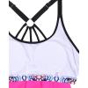 imageHolipick Womens Blouson Tankini Tops Only Tummy Control Swimsuit Top with Racerback No BottomPink