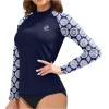 imageHolipick Womens Swim Shirt Long Sleeve Swim Top Sun Protection Swimwear Rash Guard Top OnlyNavy Blue