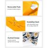 imageHolipick Women High Waisted Bikini Set Two Piece Swimsuit Tummy Control Bathing Suit Vintage Halter SwimwearYellow Floral