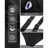 imageHolipick Women One Piece Swimsuits Tummy Control Bathing Suit Ruffle V Neck Swimwear Slimming MonokiniWhole Black
