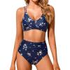 Navy Blue and Flower