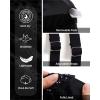 imageHolipick Crochet Tummy Control One Piece Swimsuit Modest Bathing Suit High Neck Full Coverage SwimwearBlack