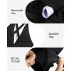 imageHolipick Women Tummy Control One Piece Swimsuit Sexy V Neck Mesh Bathing Suit Slimming Push Up SwimwearBlack