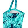 imageHolipick Tankini Top for Women Twist Front Bandeau Swimsuit Tummy Control Bathing Suit Top Only No BottomGreen Paisley
