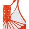 imageHolipick Tankini for Women V Neck Tummy Control Swim Top Ruched Bathing Suit No BottomBrick Red