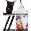 imageHolipick Tankini for Women V Neck Tummy Control Swim Top Ruched Bathing Suit No BottomWhite Floral