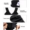 imageHolipick Two Piece Tankini Swimsuits for Women Tummy Control Bathing Suit Ruffle V Neck Tankini Top with Bikini BottomBlack