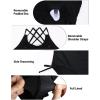 imageHolipick Two Piece Tankini Swimsuits for Women Tummy Control Bathing Suits Athletic Blouson Tankini Top with Bikini BottomBlack