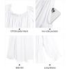 imageHolipick Womens Off The Shoulder Boho Dress Plus Size Floral Smocked Waist Split Summer Maxi Sundress with PocketsWhitelong Sleeve