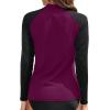 imageHolipick Womens Swim Shirt Long Sleeve Swim Top Sun Protection Swimwear Rash Guard Top OnlyPurple