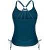 imageHolipick Womens Tankini Swim Top Only Tankini Bathing Suit Tops No BottomBlue Green