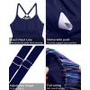 imageHolipick Womens Tankini Swim Top Only Tankini Bathing Suit Tops No BottomBlue Meteor