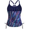imageHolipick Womens Tankini Swim Top Only Tankini Bathing Suit Tops No BottomBlue Meteor