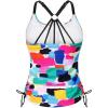 imageHolipick Womens Tankini Swim Top Only Tankini Bathing Suit Tops No BottomColor Block