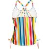 imageHolipick Womens Tankini Swim Top Only Tankini Bathing Suit Tops No BottomColor Stripe2