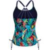 imageHolipick Womens Tankini Swim Top Only Tankini Bathing Suit Tops No BottomColorful Leaves