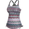 imageHolipick Womens Tankini Swim Top Only Tankini Bathing Suit Tops No BottomColorful Striped