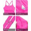 imageHolipick Womens Tankini Swim Top Only Tankini Bathing Suit Tops No BottomDark Pink