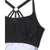 imageHolipick Womens Tankini Swim Top Only Tankini Bathing Suit Tops No BottomPrinted Blue Flower