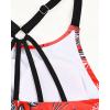 imageHolipick Womens Tankini Swim Top Only Tankini Bathing Suit Tops No BottomRed Floral