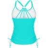 imageHolipick Womens Tankini Swim Top Only Tankini Bathing Suit Tops No BottomSage Green