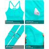 imageHolipick Womens Tankini Swim Top Only Tankini Bathing Suit Tops No BottomSage Green